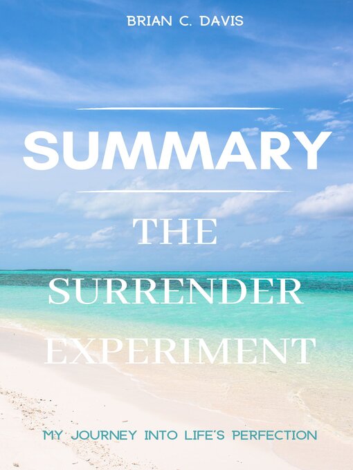 Title details for Summary of the Surrender Experiment by Brian C. Davis - Available